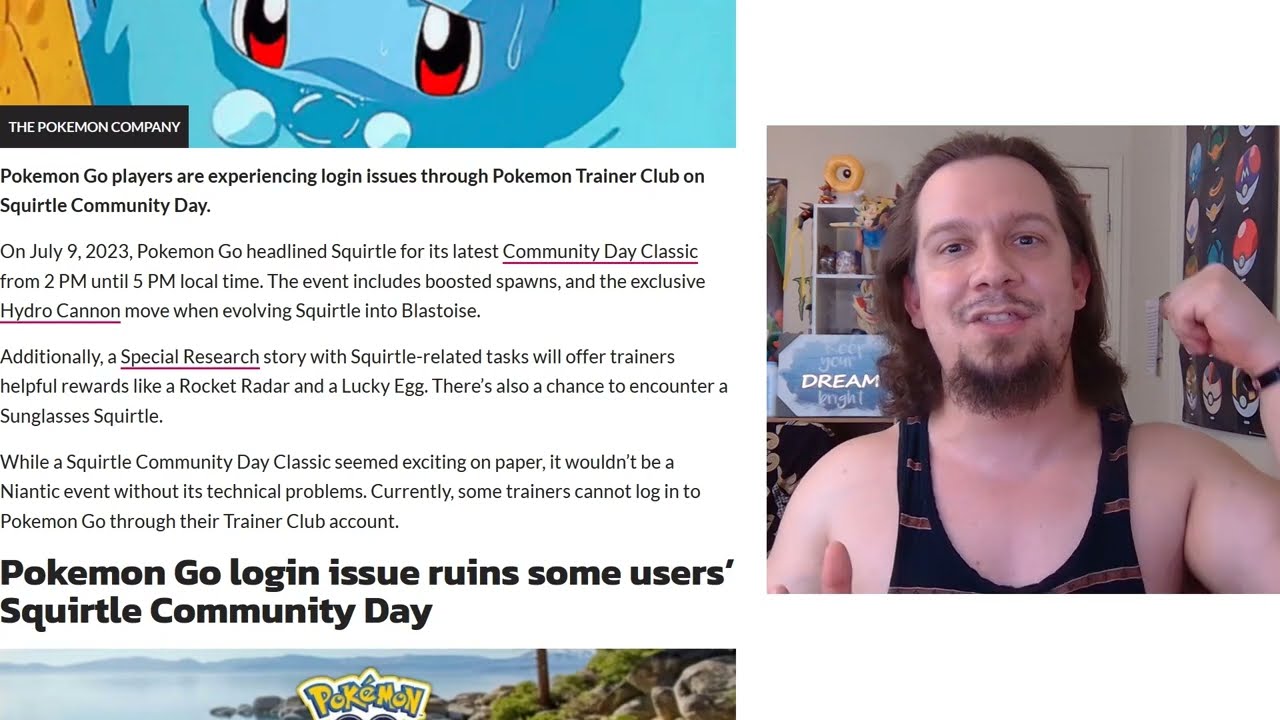 Pokémon GO Players ROBBED Of Squirtle Community Day Experience Thanks To  PTC Login Issues!! 